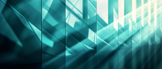 abstract blue glass shadow Background