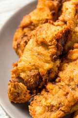 Canvas Print - Homemade Fried Idaho Finger Steaks