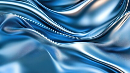 Wall Mural - Abstract blue background with subtle, wavy patterns and light effects creating a dynamic visual