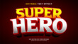 © hiznysyahril - Super hero editable text effect