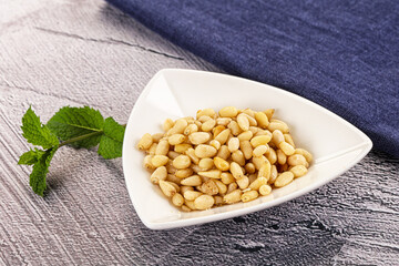 Sticker - Peeled cedar nut in the bowl