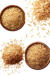 Wall Mural - Brown rice nutty and nutritious