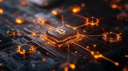 illuminated blockchain structure
