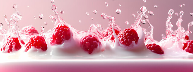 Wall Mural - Crowned Raspberries