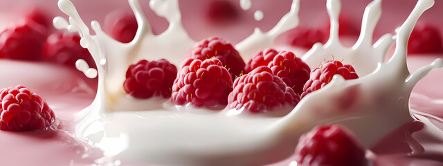 Wall Mural - Crowned Raspberries