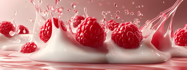 Wall Mural - Crowned Raspberries