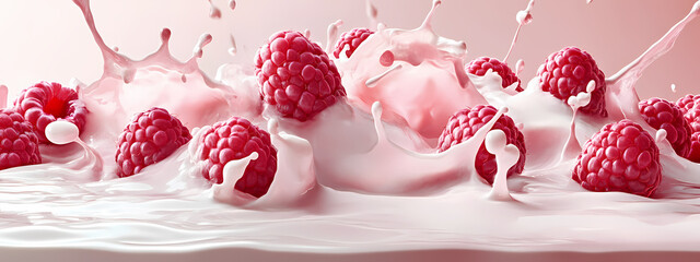 Wall Mural - Crowned Raspberries