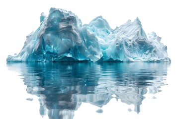 Wall Mural - Majestic Iceberg Reflections in Tranquil Waters