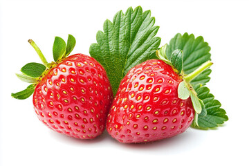 strawberry isolated on white background