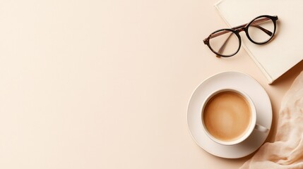 Wall Mural - Coffee Break with a Book