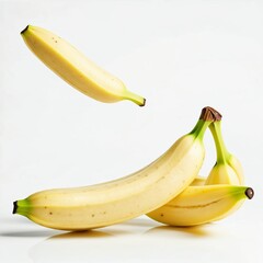 Wall Mural - Isolated Ripe Banana Segment on white Background