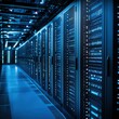 © UA_PM - Data centers filled with servers with processing
