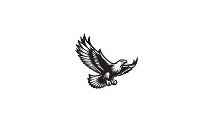 Wall Mural - eagle flying, eagle logo, eagle design, eagle art, eagle of vector