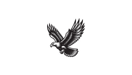 Wall Mural - eagle flying, eagle logo, eagle design, eagle art, eagle of vector