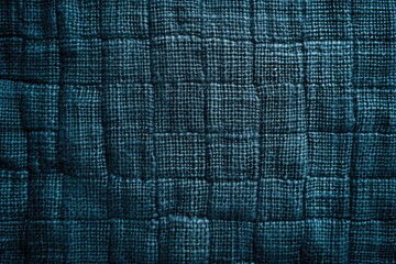 Aufkleber - close up of knitted blanket, fabric texture with knitted or woven patterns