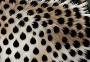 Close-up of a leopard's fur, showing the distinctive spotted pattern