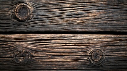 Wall Mural - A rustic wood grain background with a smooth, clear area for text