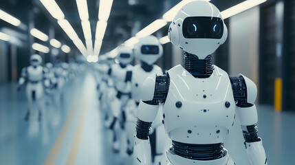 Wall Mural - robotics in industry animated 3d insights into automation provides captivating look how robotics are