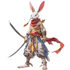 Wall Mural - Anime Rabbit Warrior