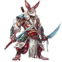 Wall Mural - Anime Rabbit Warrior