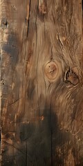 Wall Mural - Rustic Wood Texture With Knots And Grain