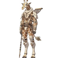 Anime Giraffe Warrior