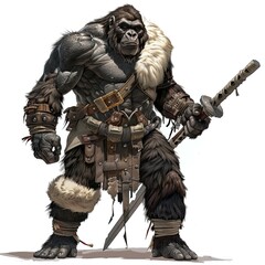 Wall Mural - Anime Gorilla Warrior