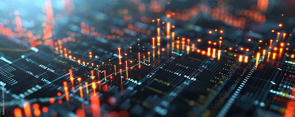 Create a scatter plot depicting a clear positive relationship between stock prices and trading volumes, with points clustering upwards, signaling growing market enthusiasm.