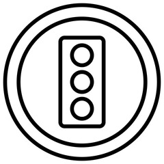 Sticker - Traffic Light Icon