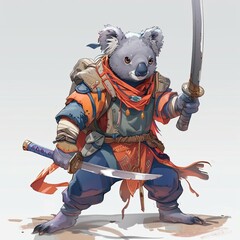 Anime Koala Warrior