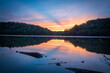 © Bradley - beautiful sunset over doe run lake kentucky