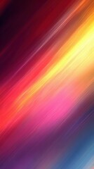 Wall Mural - Gradient waves flow smoothly in abstract digital art image