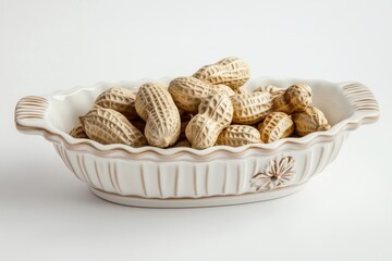 Wall Mural - Close up of peanut isolated on transparent png background, type of nuts concept, popular nutrient and high protein snack, essential fiber and healthy fat.