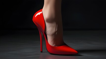 A high definition 3D image of point eddoes elegant shoes for ladies 