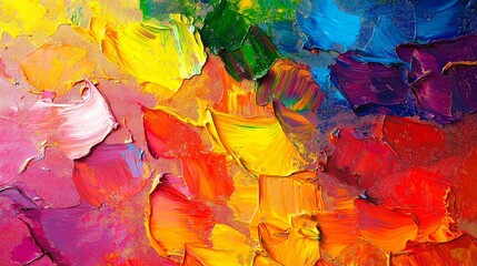 abstract background of acrylic paint in color tones