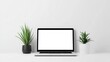 © Stock Avenue - Minimalistic clear monitor laptop mockup template