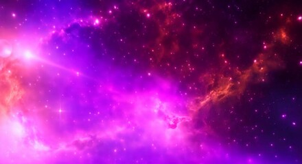 Nebula and galaxies in space Abstract cosmos background 4k animationNebula and galaxies in space Abstract cosmos background 4k animation