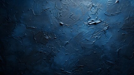 Wall Mural - Dark blue texture against a black monochrome background  AI generated illustration