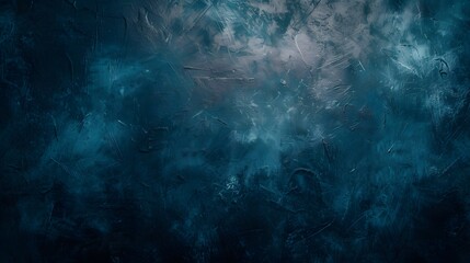 Wall Mural - Deep blue texture on a faded black backdrop  AI generated illustration