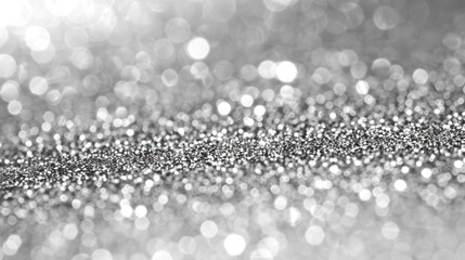 Sticker - Silver Glitter Background