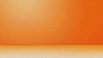 Orange color grainy noisy color gradient background, texture effect, line poster header banner design backdrop 