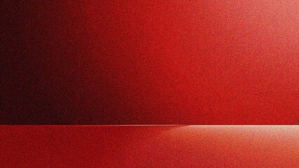 Red grainy gradient background noise texture line poster backdrop banner design, copy space