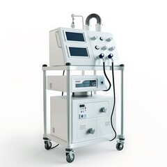 Cautery Machine isolated on white background. 3D rendering.