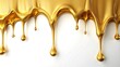 © Udomner - Melted gold dripping isolated on background cutout, gold, dripping, melted, shiny, precious, luxury, metal, melting