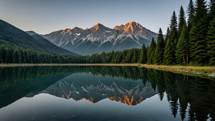 Wall Mural - lake reflection