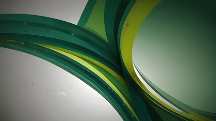 Poster - abstract green background Generative AI