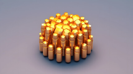 Wall Mural - Ammo Game icon 3d  