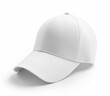 © adri - Plain White Baseball Cap With Curved Brim