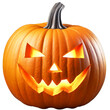 © Mariusz Blach - halloween pumpkin isolated on transparent background, jack o lantern pumpkin with scary face carving