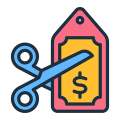 Sticker - Cost Reduction Icon